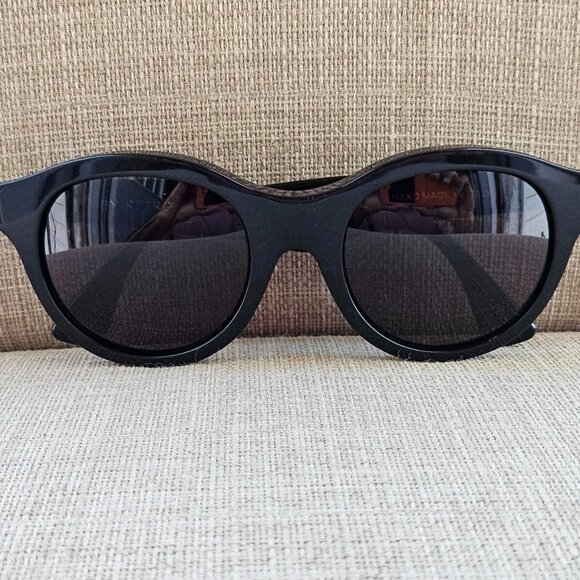 Retrosuperfuture Women Sunglasses Black Frame Eye Wear Hand Made in Italy - Picture 1 of 14